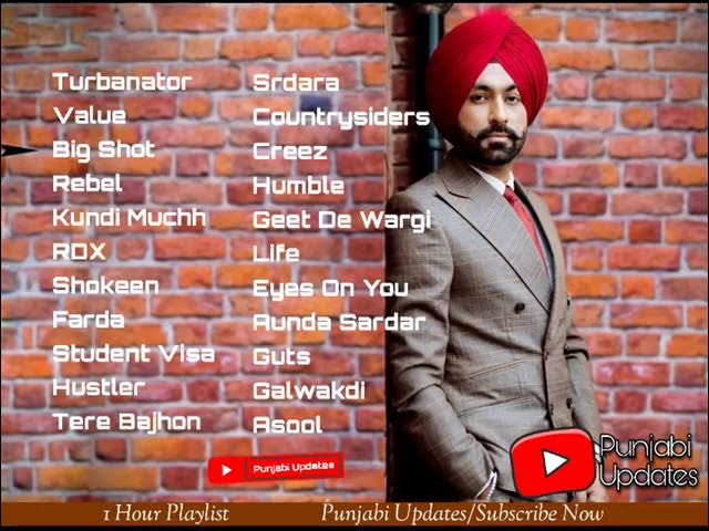 Best of Tarsem Jassar All songs Non-stop Top Hits latest Punjabi Jukebox 2020 Back to Back Playlist poster — similar to Pop Song Jukebox ► Daler Mehndi | Top Hits | DRecords