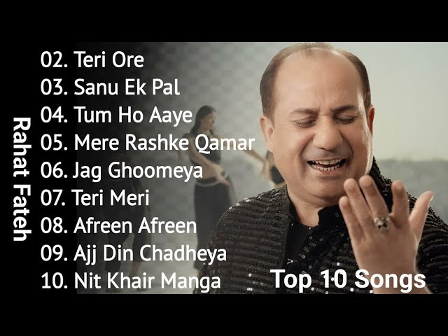 Best Songs Of Rahat Fateh Ali Khan - Rahat Fateh Ali Khan Sad Songs All Hit Time - JUKEBOX 2023 π