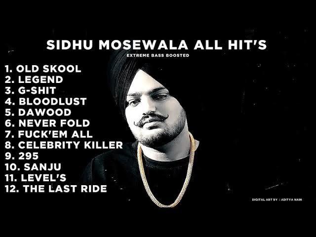 Sidhu Moosewala all hits Jukebox (Bass boosted) | @thehecticboyofficial | @SidhuMooseWalaOfficial