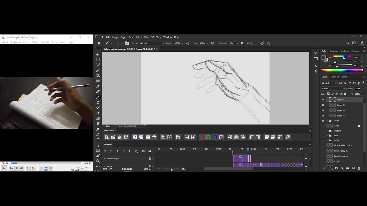 animating a gif from youngstunners' song #3