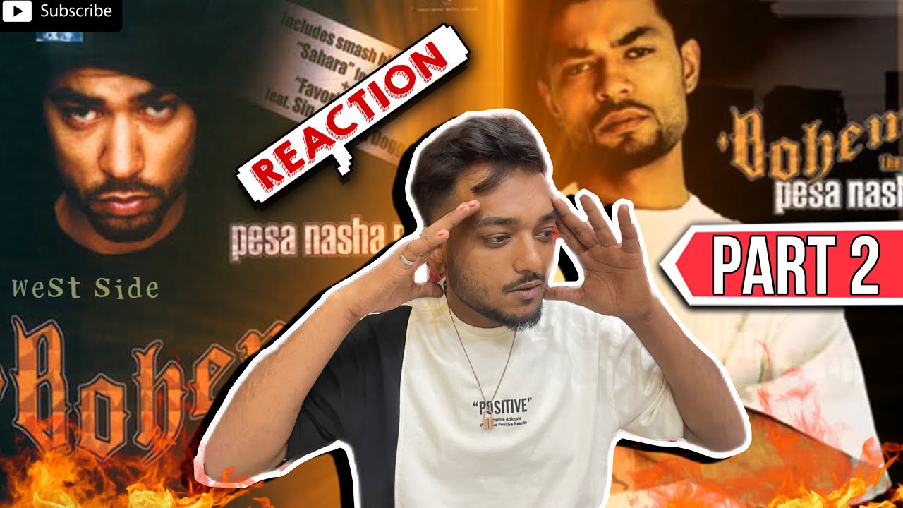 BOHEMIA - Pesa Nasha pyar| Album reaction pt. 2| #roadto3k