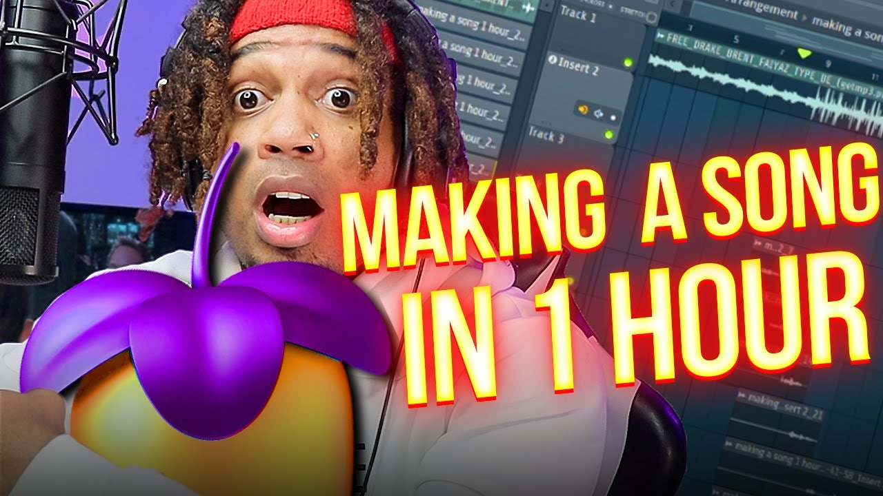 making a song in 1 hour using a drake type beat 2022 // Sky Jordxn Open Verse Challenge