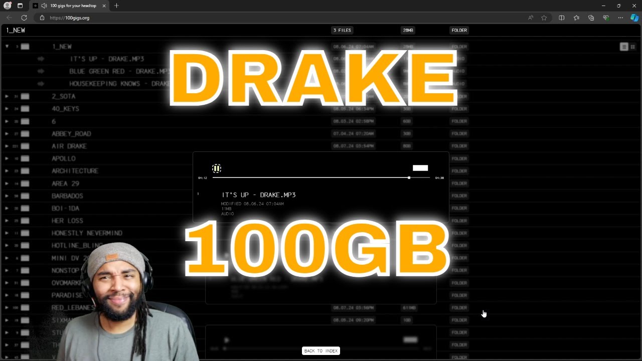 Drake New Songs 100GB LEAK | Reaction #corléonreacts