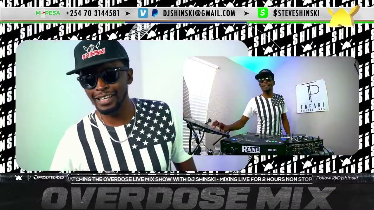 Aug 4th - Old School Overdose Wednesday Live Show - Dj Shinski - 80s, 90s Hip Hop, R&B,