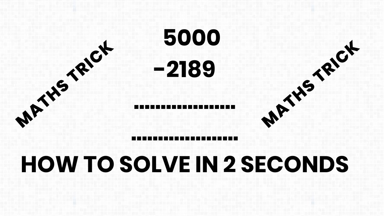 MATHS SHORTCUT/TRICKS