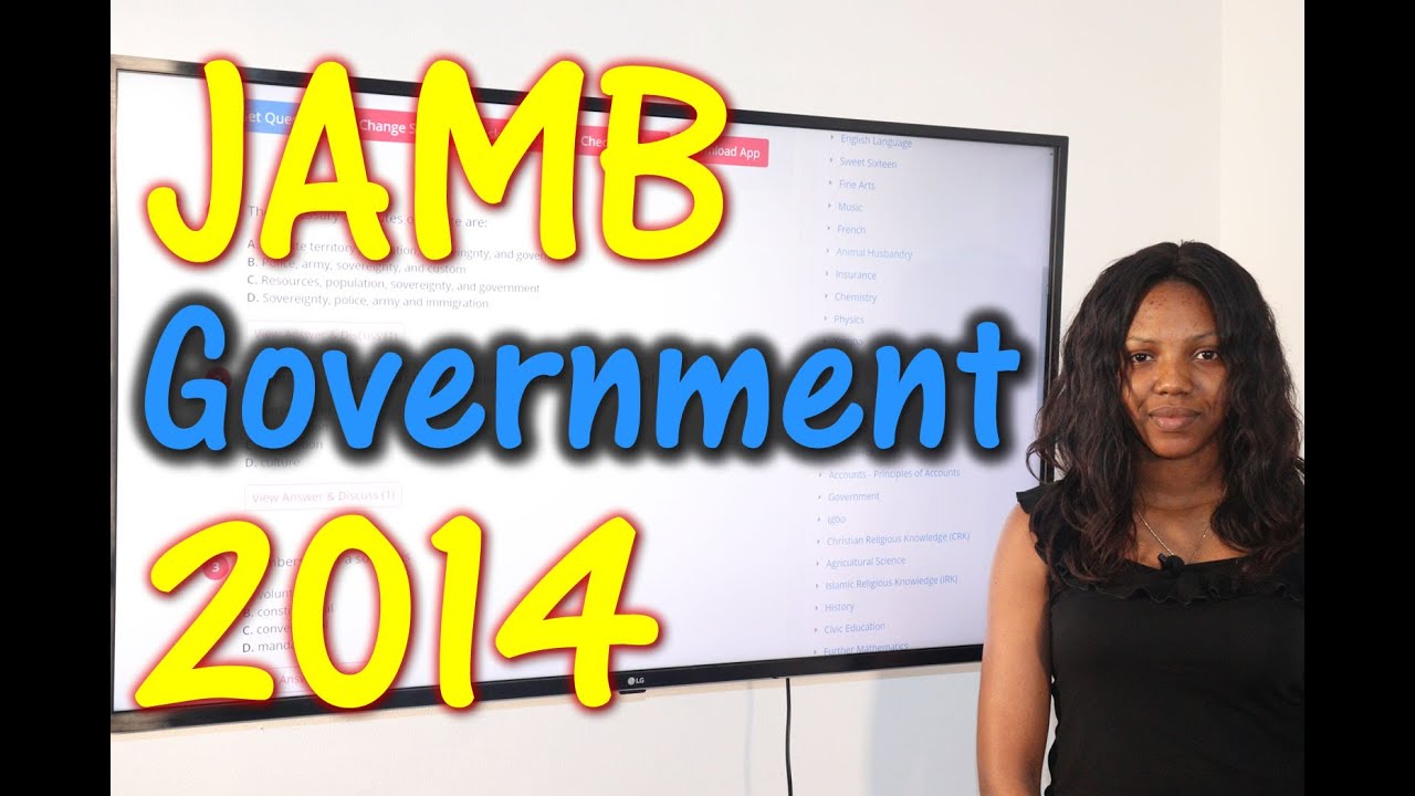 2014 JAMB Government Past Questions
