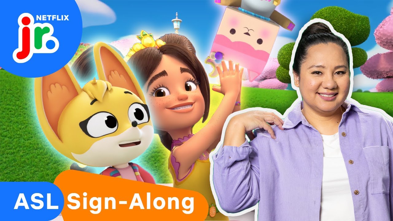 ASL Sign-Along Songs for Kids 🧏 Netflix Jr background