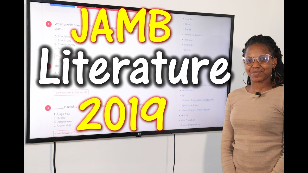 2019 JAMB Literature in English Past Questions