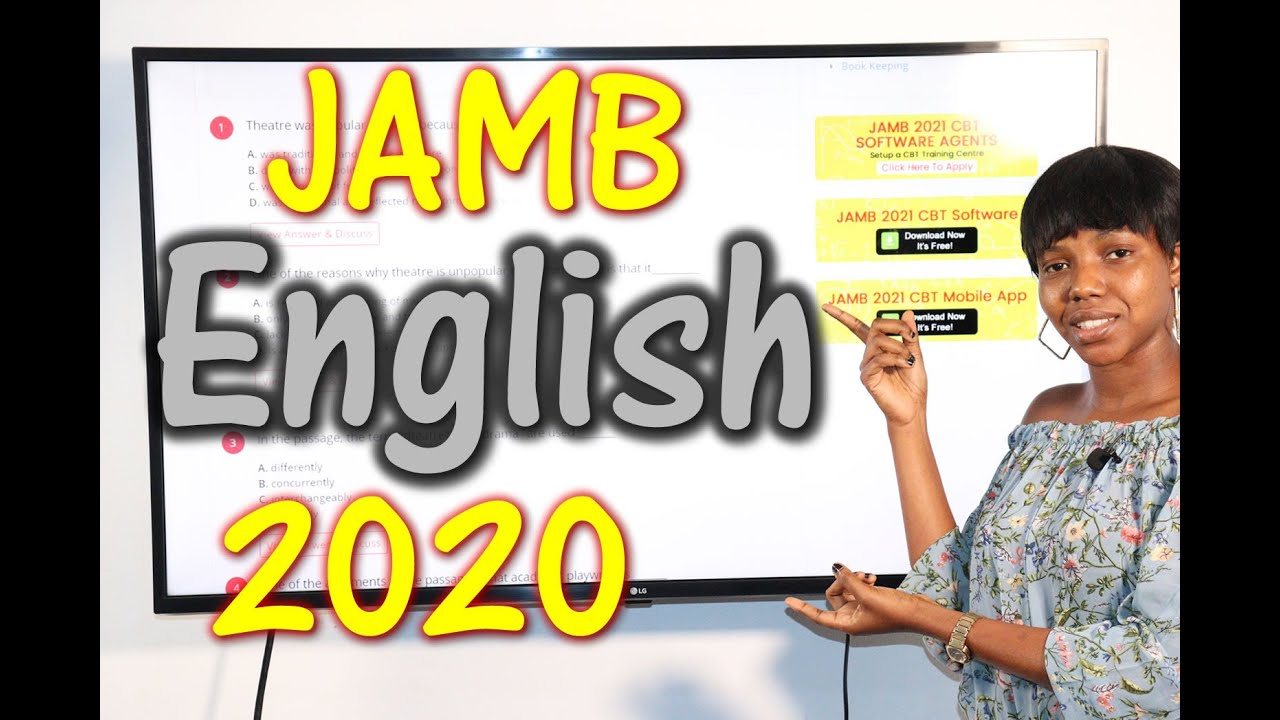 2020 JAMB English Past Questions