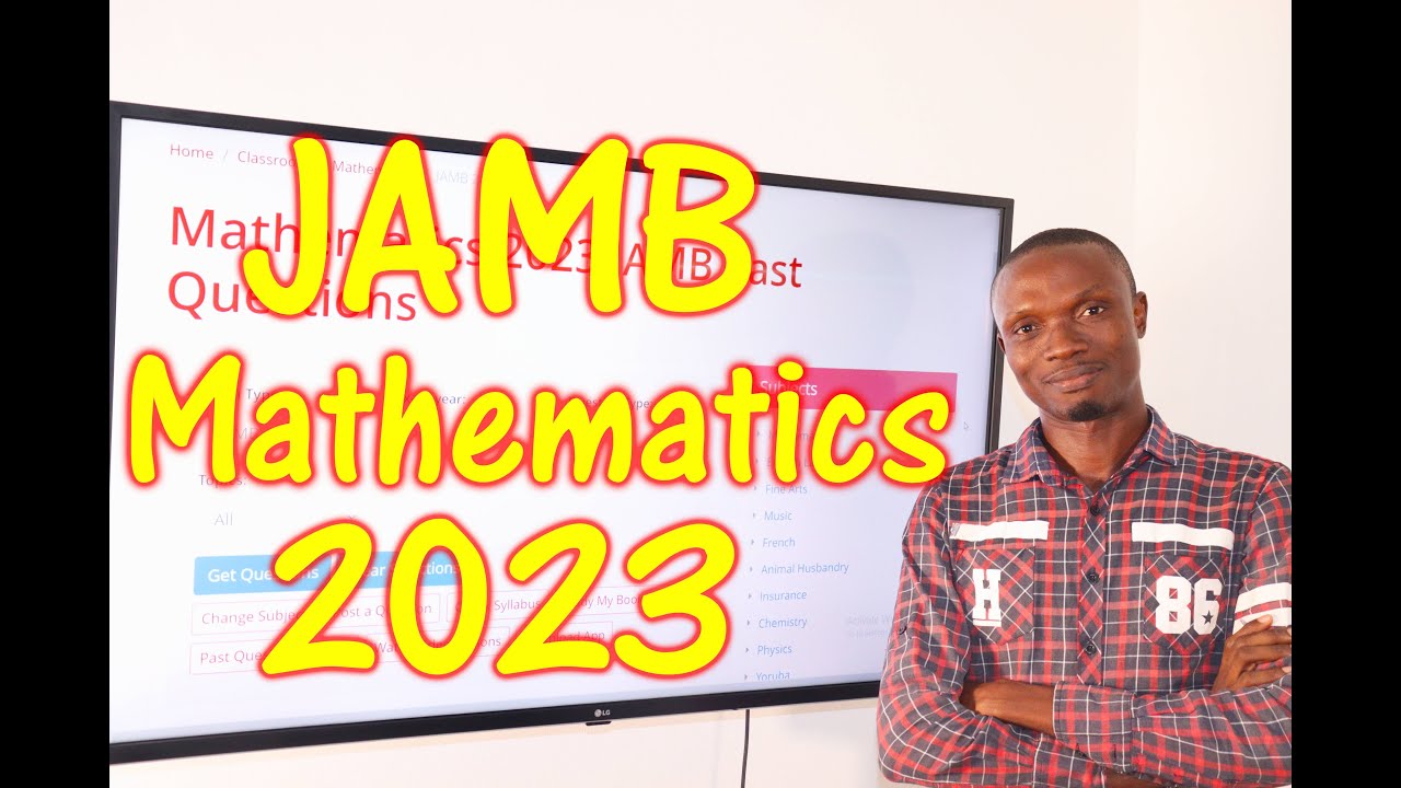 2023 JAMB Mathematics Past Questions