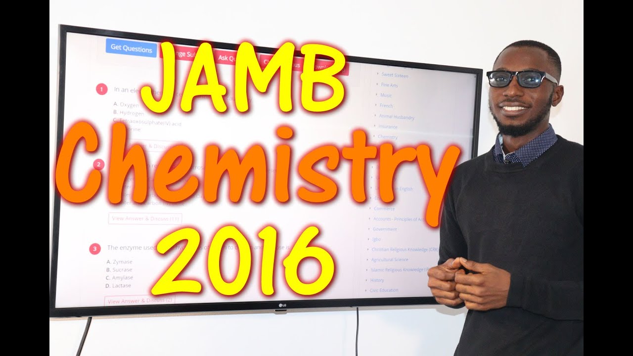 2016 JAMB Chemistry Past Questions