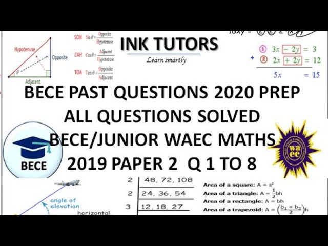 BECE 2019 QUESTIONS PAPER 2