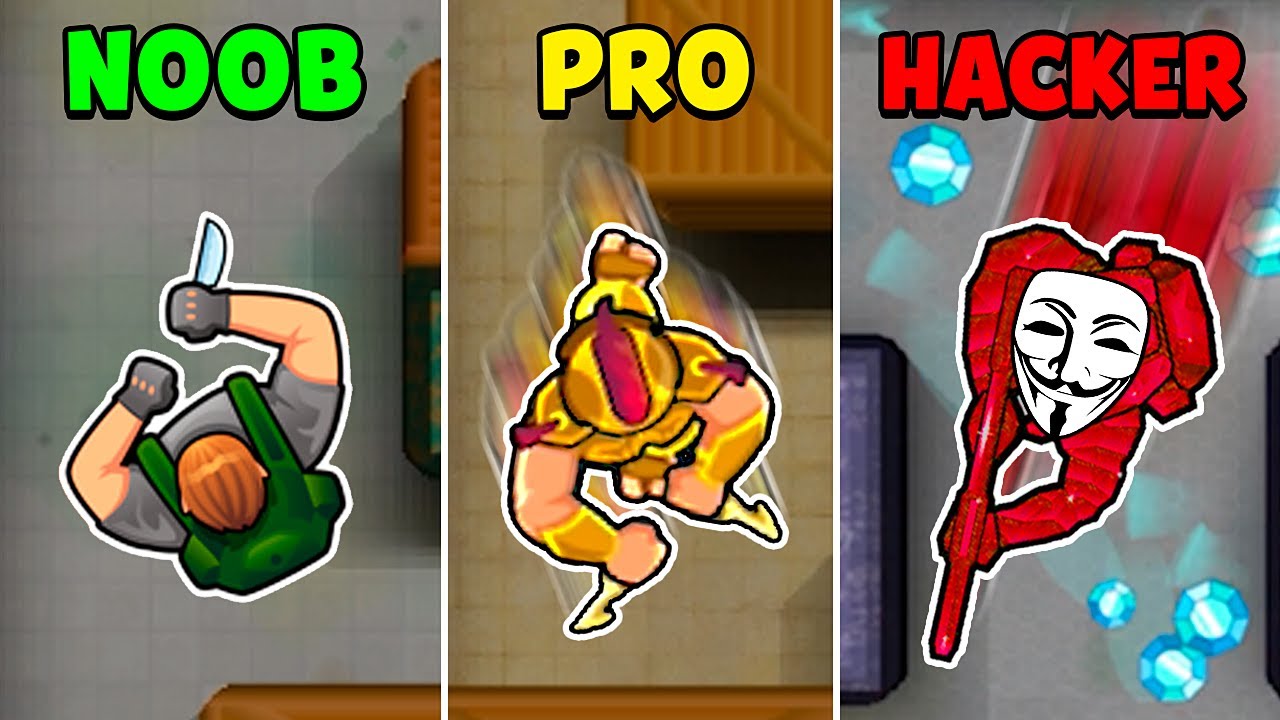 NOOB vs PRO vs HACKER - Hunter Assassin