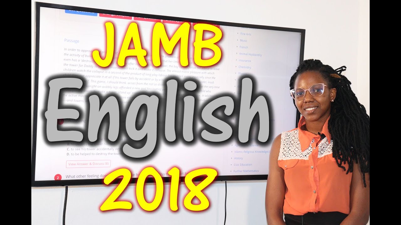 2018 JAMB English Past Questions