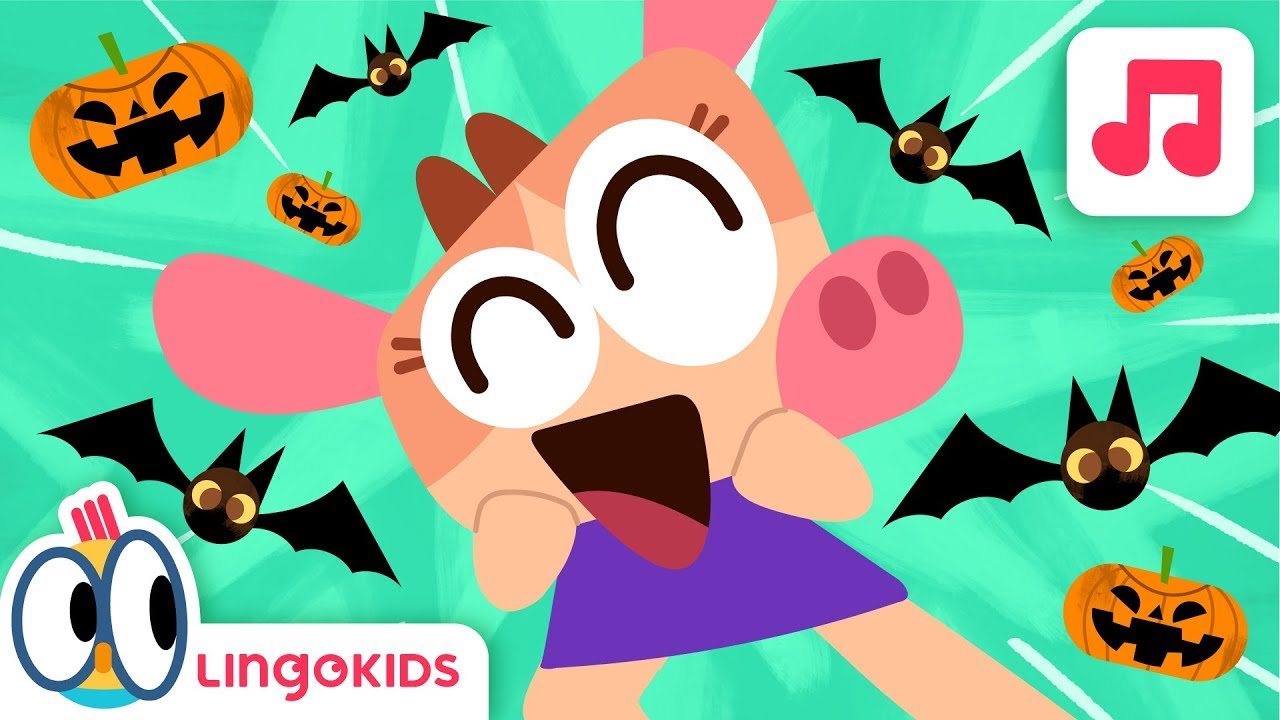 Special Halloween Playlist 🎃🕸️Songs, Videos, and Crafts for Kids | Lingokids background