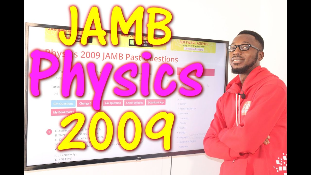 2009 JAMB Physics Past Questions