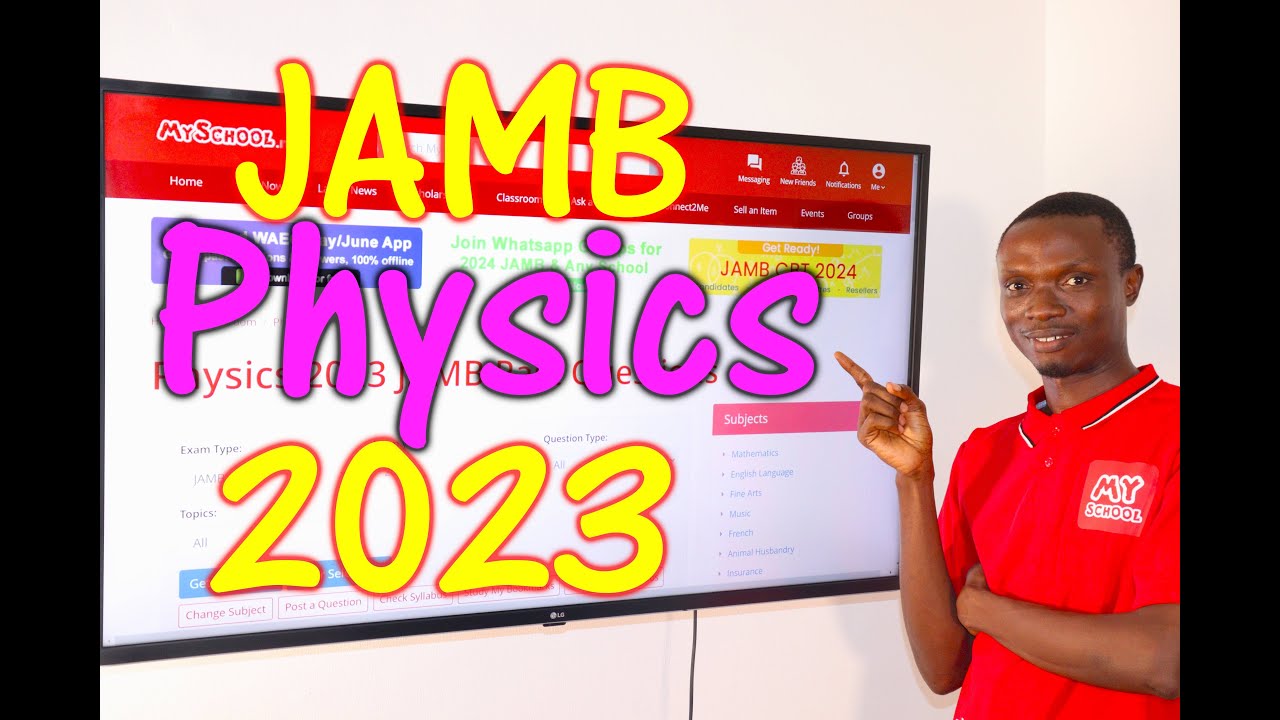 2023 JAMB Physics Past Questions