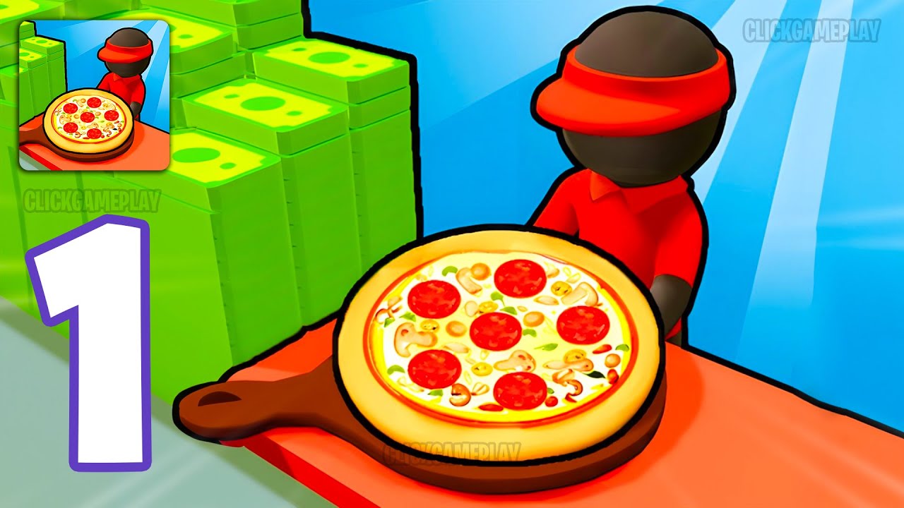 Pizza Ready! Gameplay Walkthrough Part 1 - Tutorial Make A Pizza (Android,iOS)
