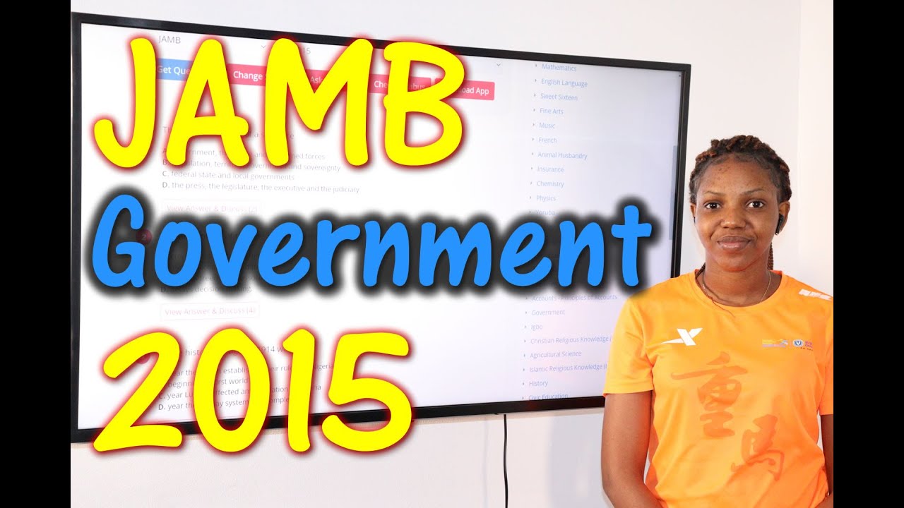 2015 JAMB Government Past Questions