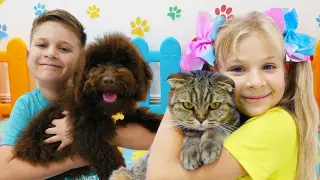 Diana and Roma Animals ✿ Kids Diana Show