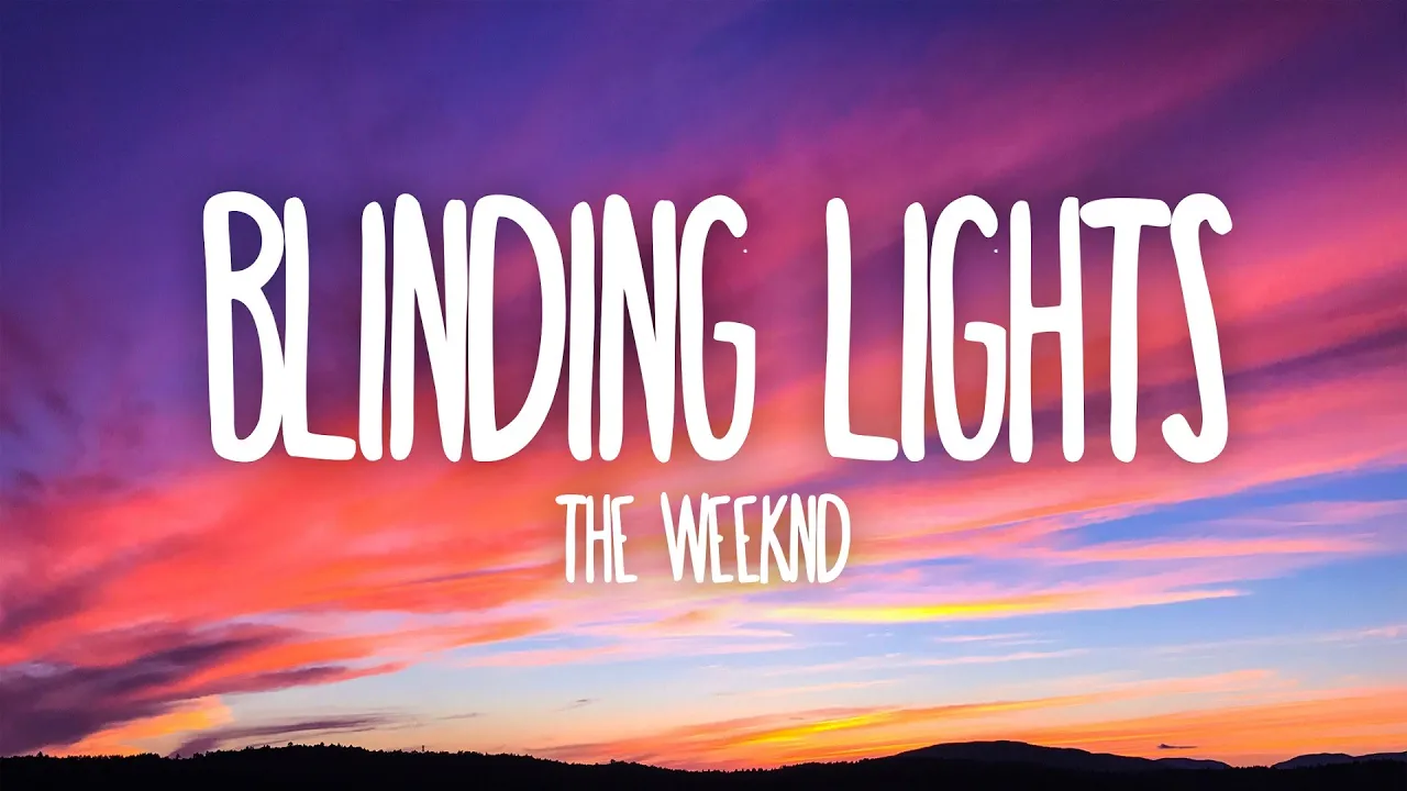 The Weeknd - Blinding Lights (Lyrics) background