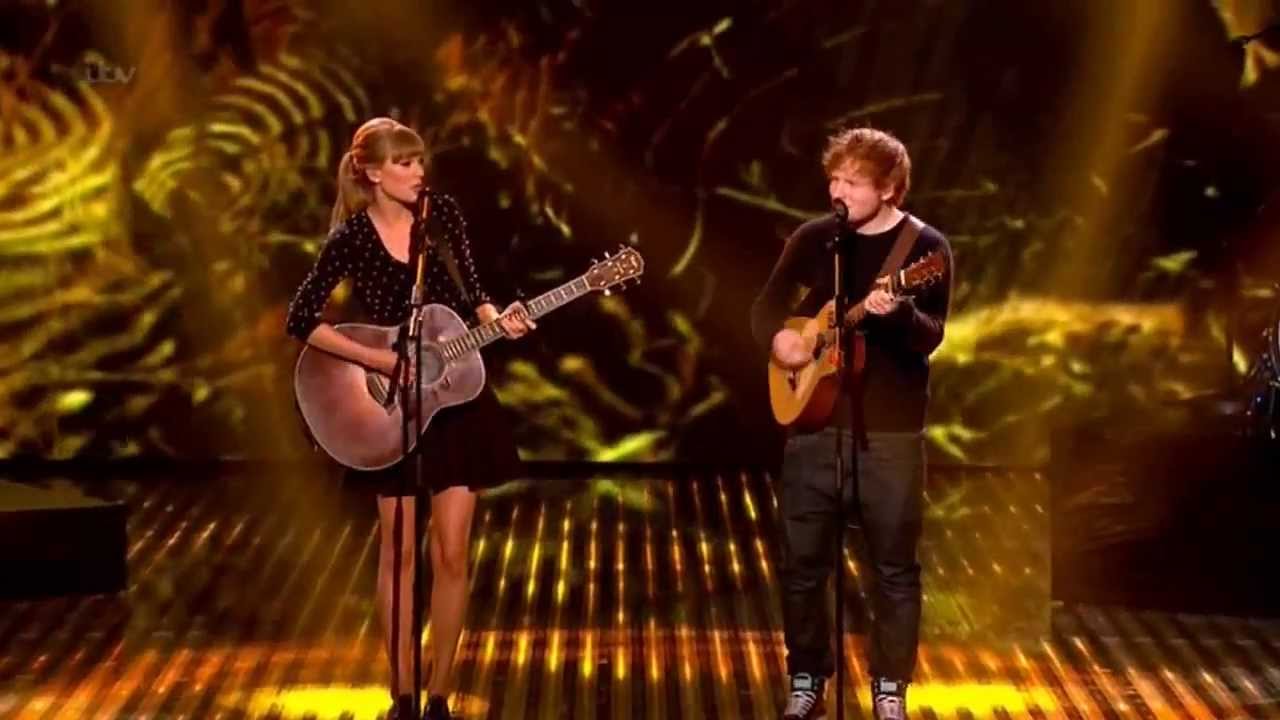 Taylor Swift & Ed Sheeran - Everything Has Changed live on BGT (HD) background