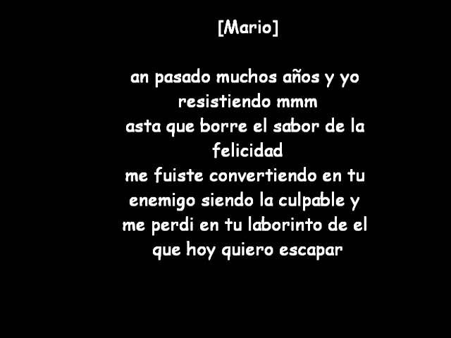 Romeo Santos ft. Mario Domm - Rival ( letras - lyrics ) Official Music 2011 background