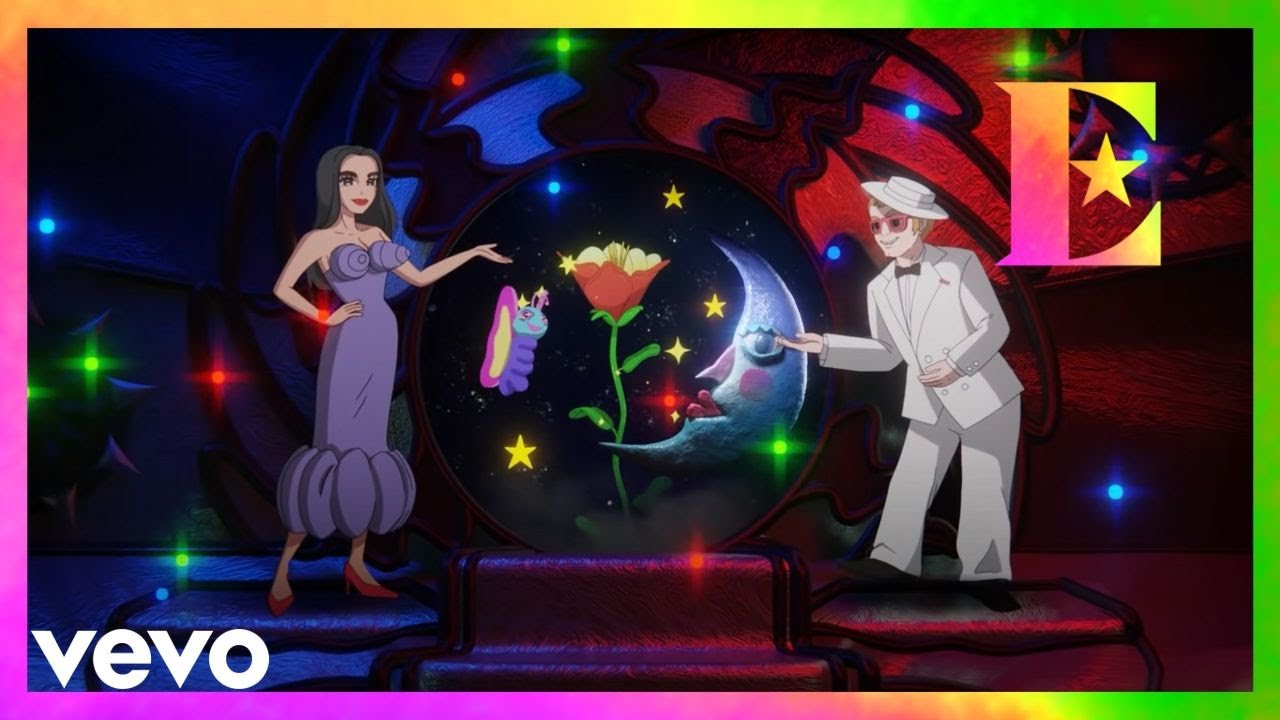 Elton John, Dua Lipa - Cold Heart (PNAU Remix) (Official Video) background