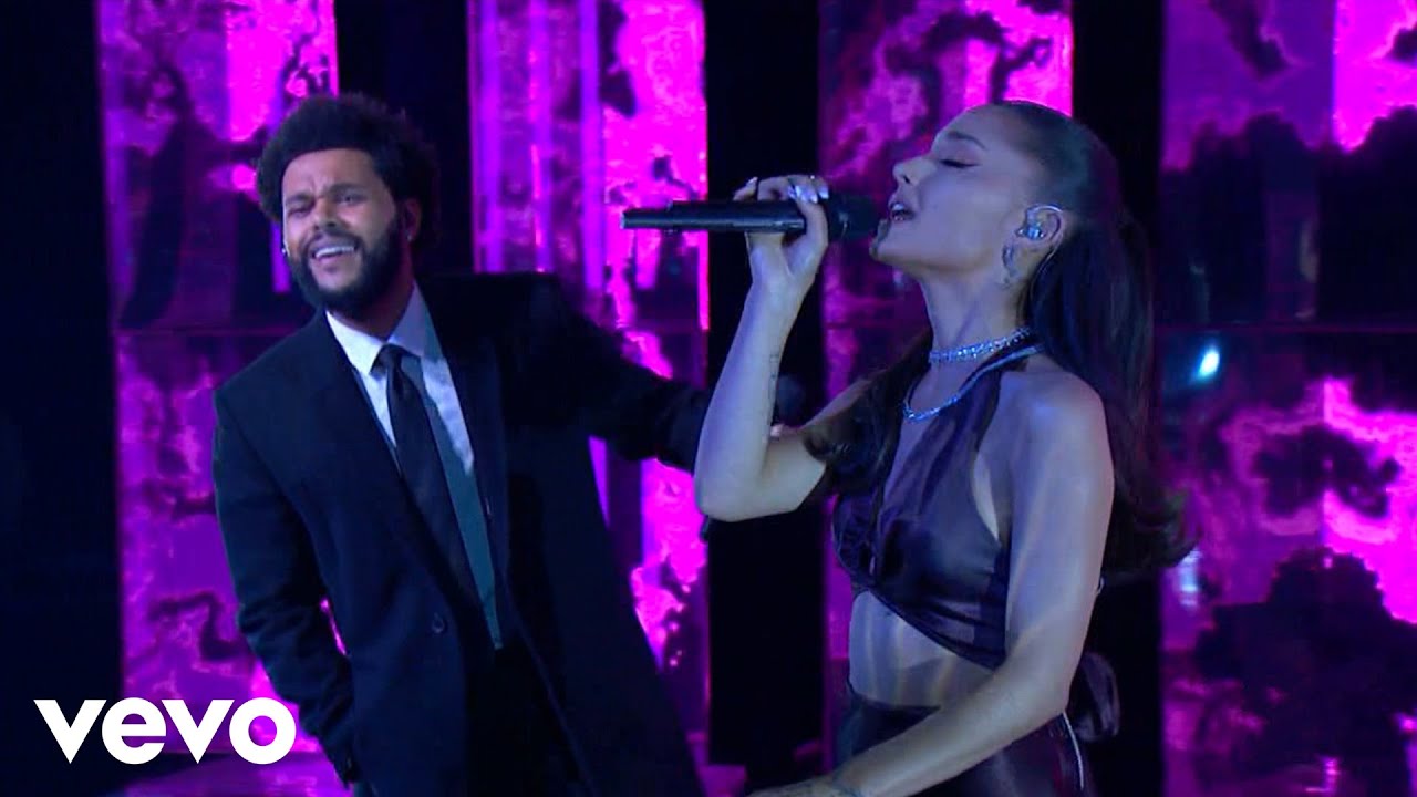 The Weeknd & Ariana Grande - Save Your Tears (Remix) (Live at The iHeartRadio Music Awards 2021) background