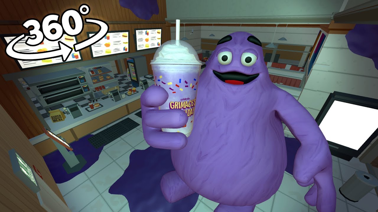 360° VR Grimace Movie Collection! background