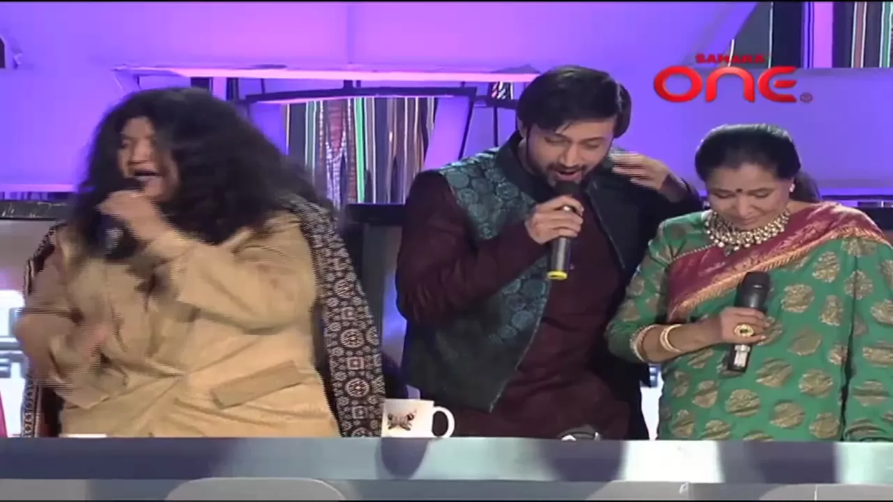 Asha Bhosle, Abida Parween, Runa Laila & Atif Aslam Live - Lal Meri Pat Full Version - HD Quality background
