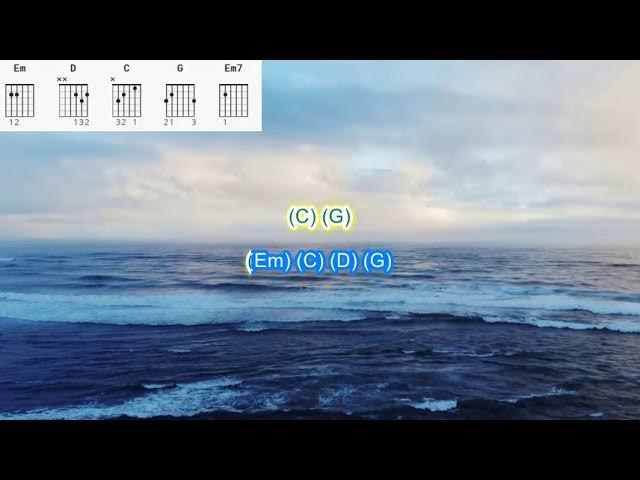 Heart of Gold by Neil Young play along with scrolling guitar chords and lyrics background