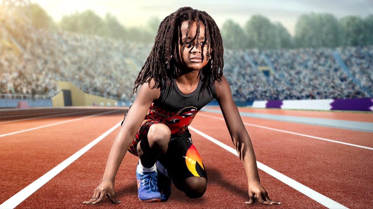 This Kid Runs So Fast, No One Can Beat Him... background