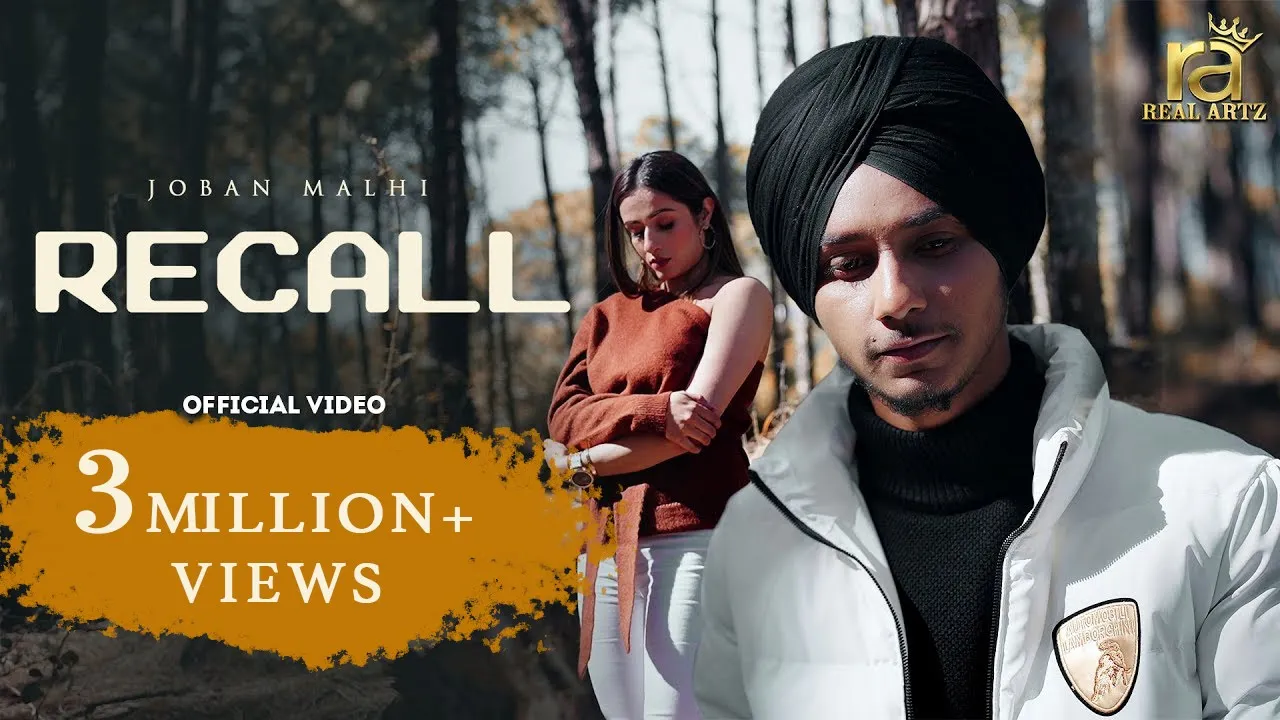 Recall (Official Video) Joban Malhi | Real Artz | New Punjabi Song 2022 | Latest Punjabi song 2022 backdrop