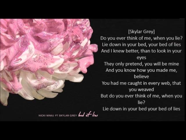 Nicki Minaj - Bed of Lies (Lyrics) ft. Skylar Grey