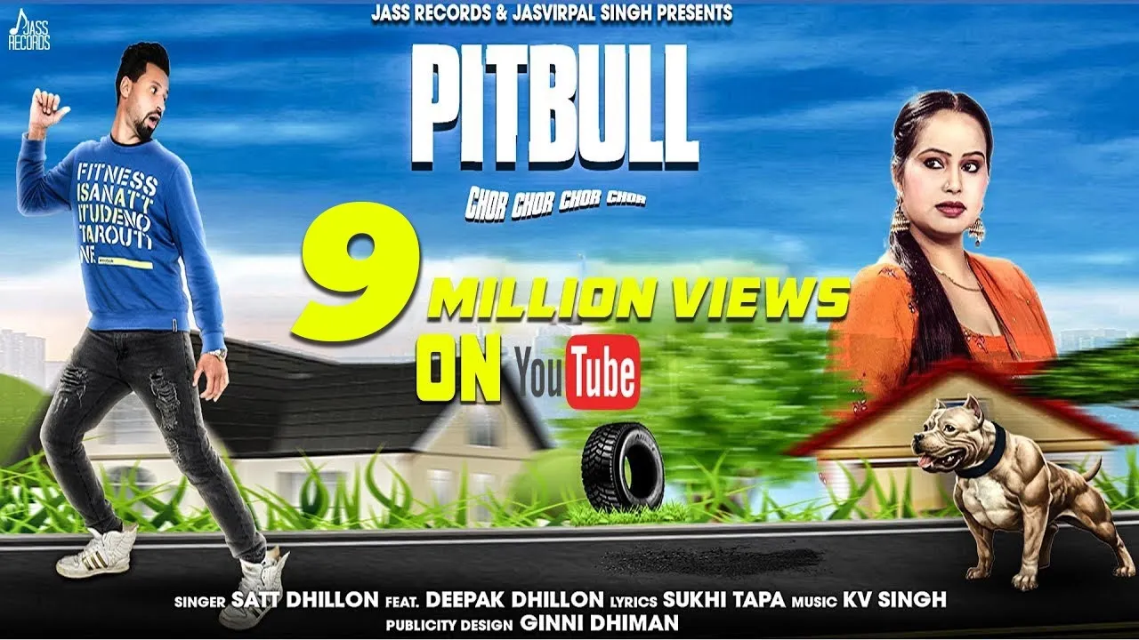 Pitbull | Official Music Video | Satt Dhillon | Songs 2018 | Jass Records background