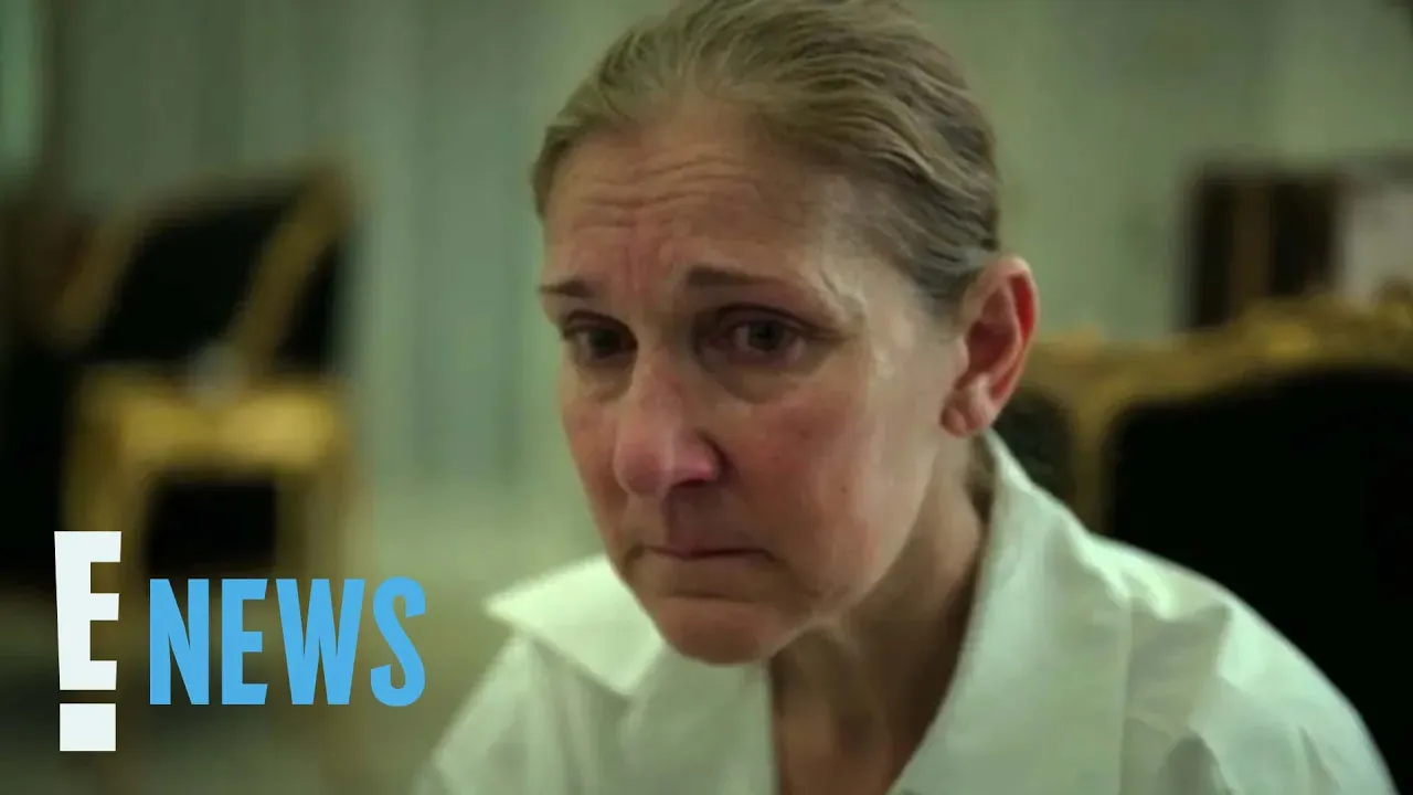 Celine Dion Shares Scary Footage of Her Suffering Spasm in Tearful Documentary Scene | E! News background