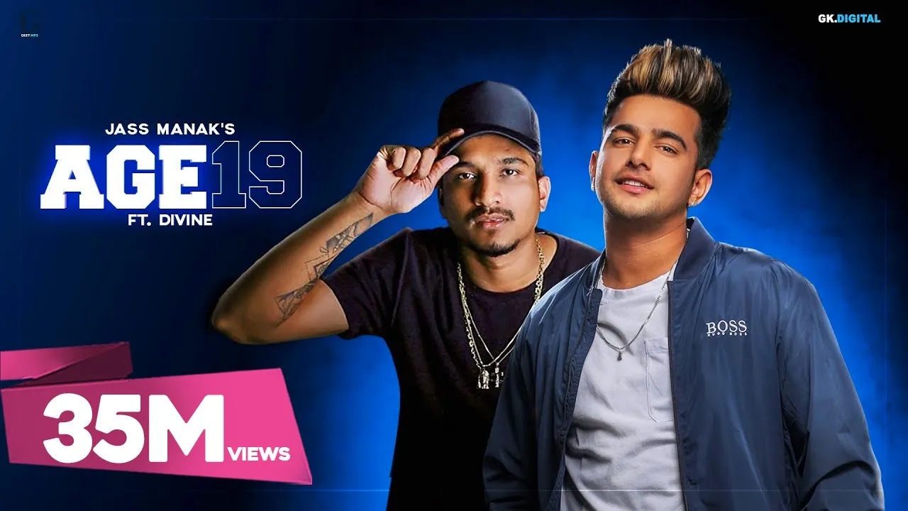 AGE 19 : Jass Manak Ft. DIVINE (Official Song) Deep Jandu | GK.DIGITAL | Geet MP3 backdrop