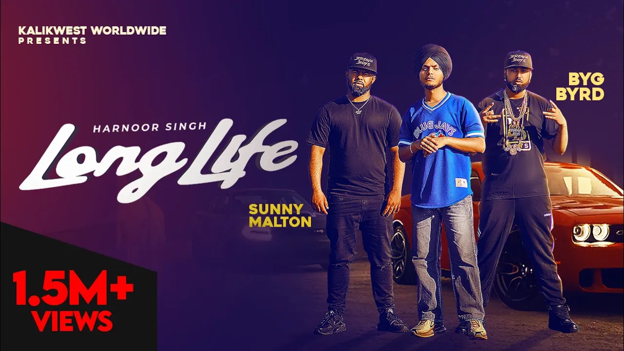 Harnoor - Long Life feat. Byg Byrd and Sunny Malton | Kalikwest background