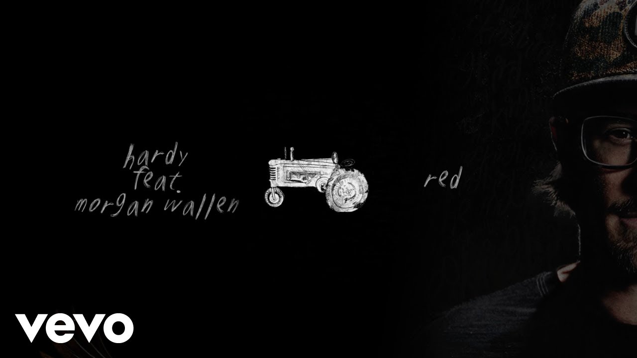 HARDY - red (feat. Morgan Wallen) (Lyric Video) background