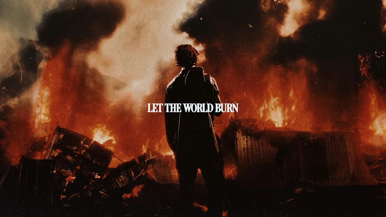 Chris Grey - LET THE WORLD BURN (Official Lyric Video) background