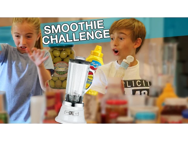 SMOOTHIE CHALLENGE | ft Johnny Orlando background