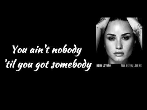 Demi Lovato - Tell Me You Love Me (Lyrics Video) background