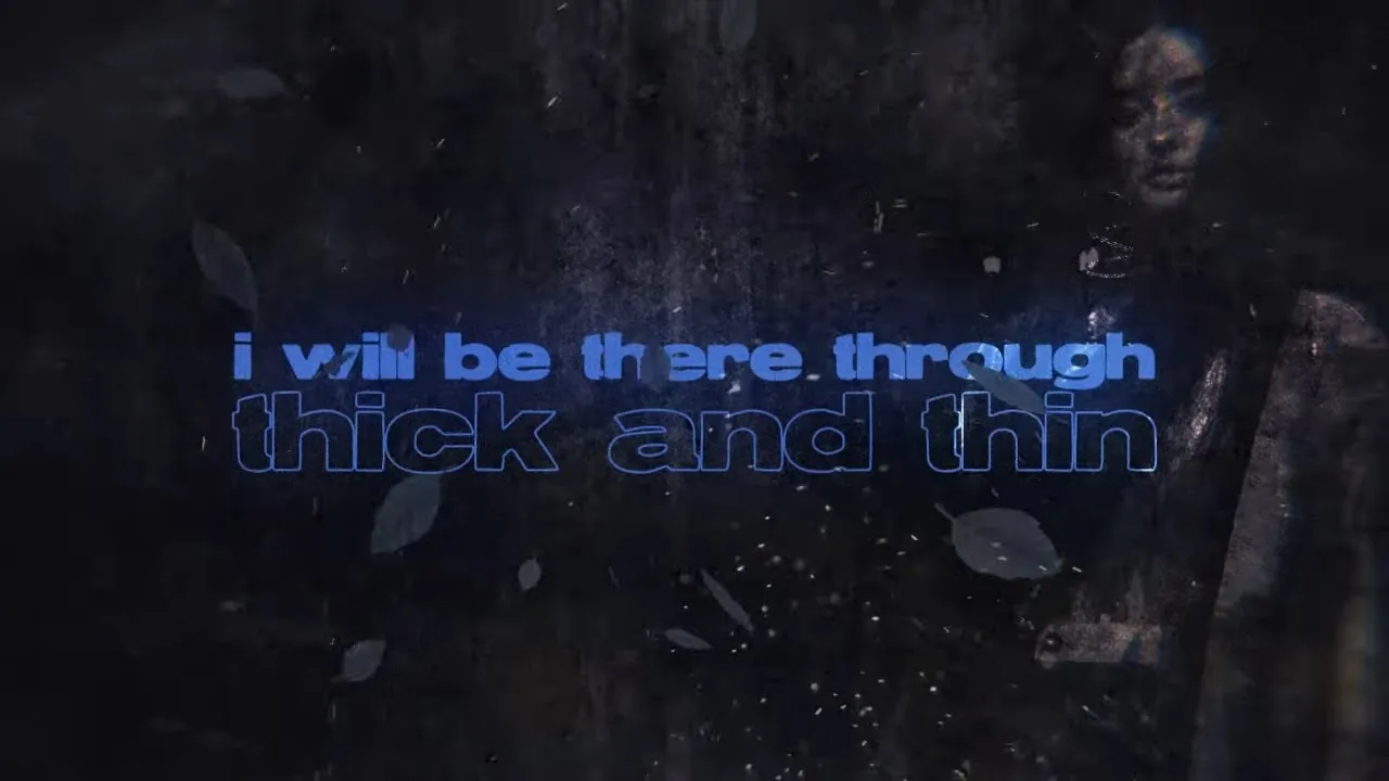 Faouzia - Thick and Thin (Official Lyric Video) background