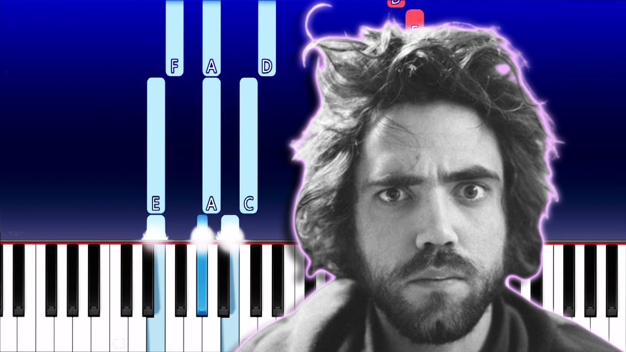 Je te laisserai des mots - Patrick Watson (Piano Tutorial) background