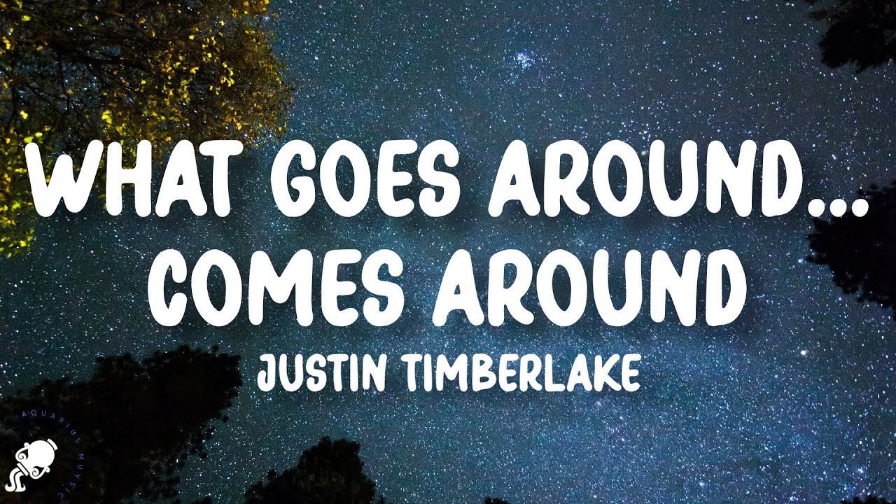 Justin Timberlake - What Goes Around...Comes Around (Lyrics) background