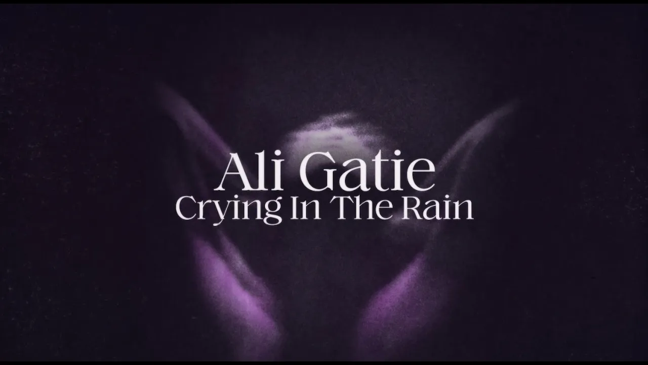 Ali Gatie - Crying In The Rain (Official Lyric Video) background