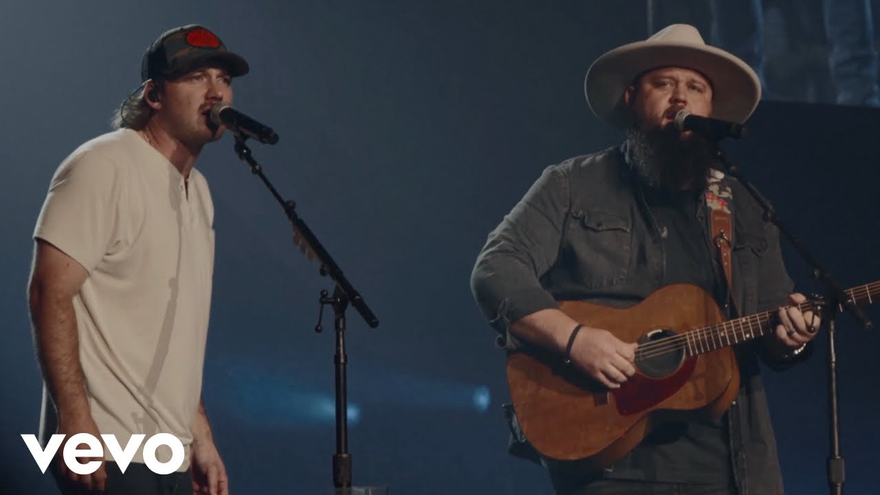 Larry Fleet - Where I Find God (feat. Morgan Wallen) (Live) background