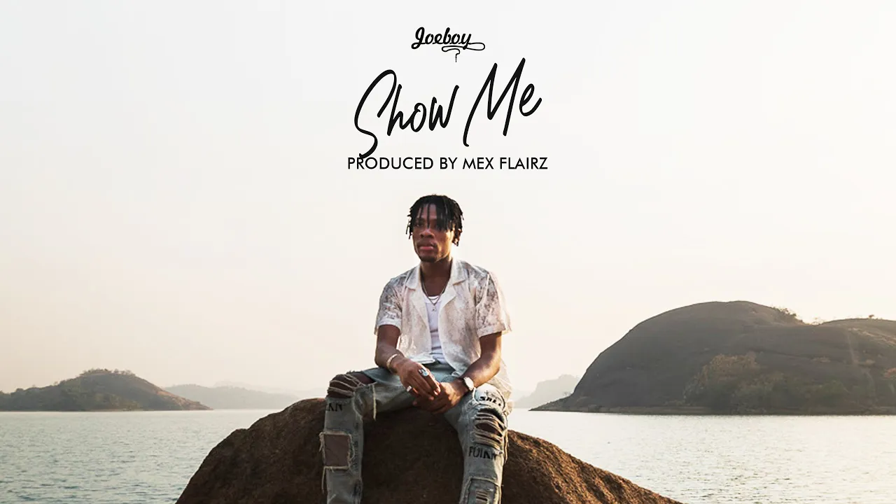 Joeboy - Show Me (Lyric Visualizer) background