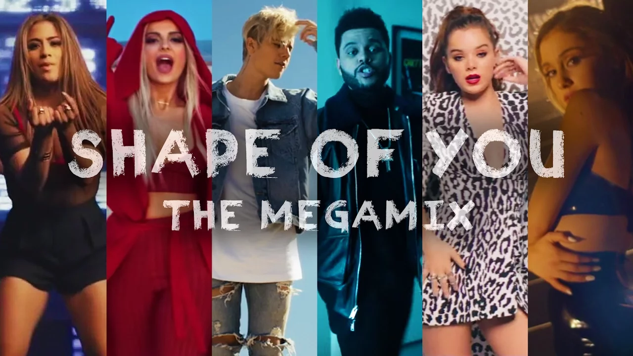 SHAPE OF YOU | The Megamix ft. Selena Gomez, TØP, Ariana Grande, Justin Bieber, and more background